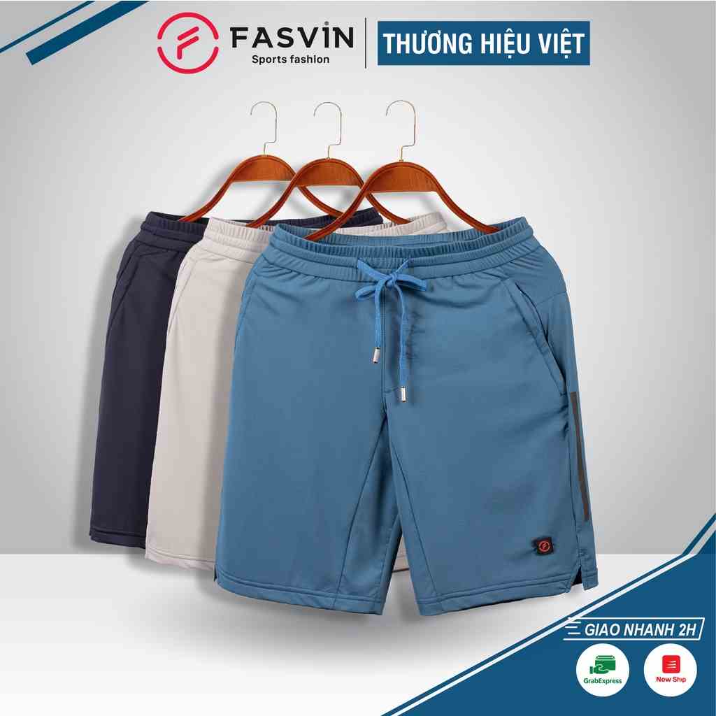 Quần Short Nam Thun Lạnh Cao Cấp FASVIN HL21439.HN Hàng Nhà Máy Chất Lượng Đặc Biệt