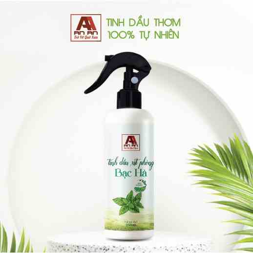 Bình Xịt Thơm Phòng Tinh Dầu Bạc Hà Đuổi Muỗi 250ml An An Khử Mùi Hiệu Quả.