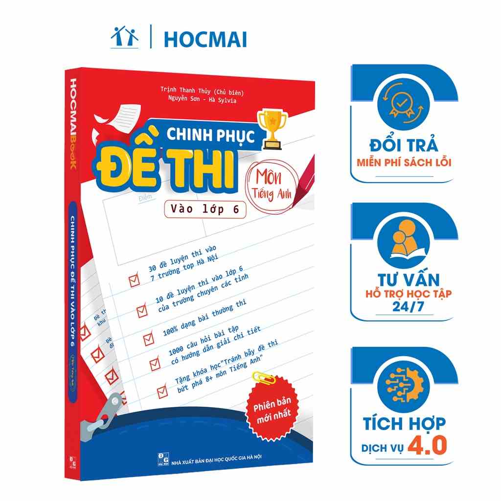 Sách - Chinh phục đề thi vào lớp 6 môn Tiếng Anh