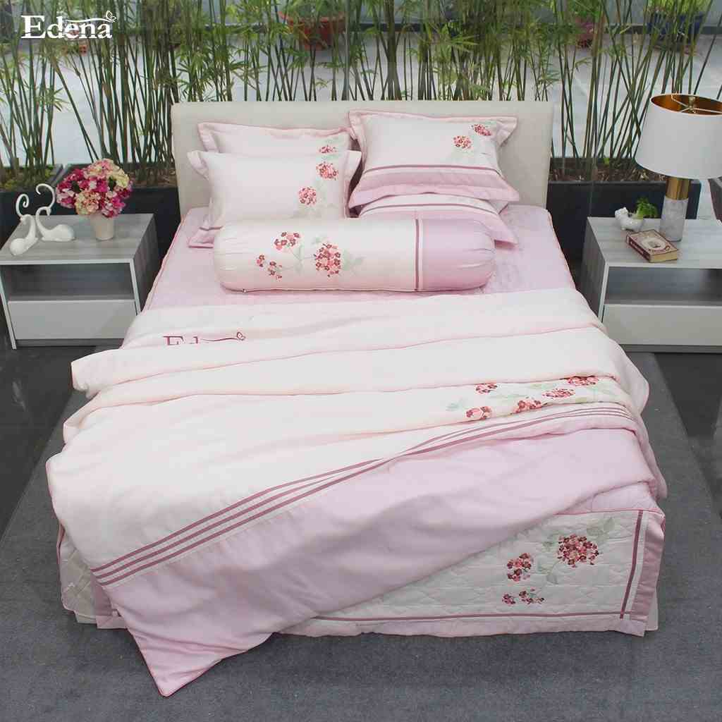 Bộ Ga chần gòn Edena Tencel 767, Gồm 5 Món