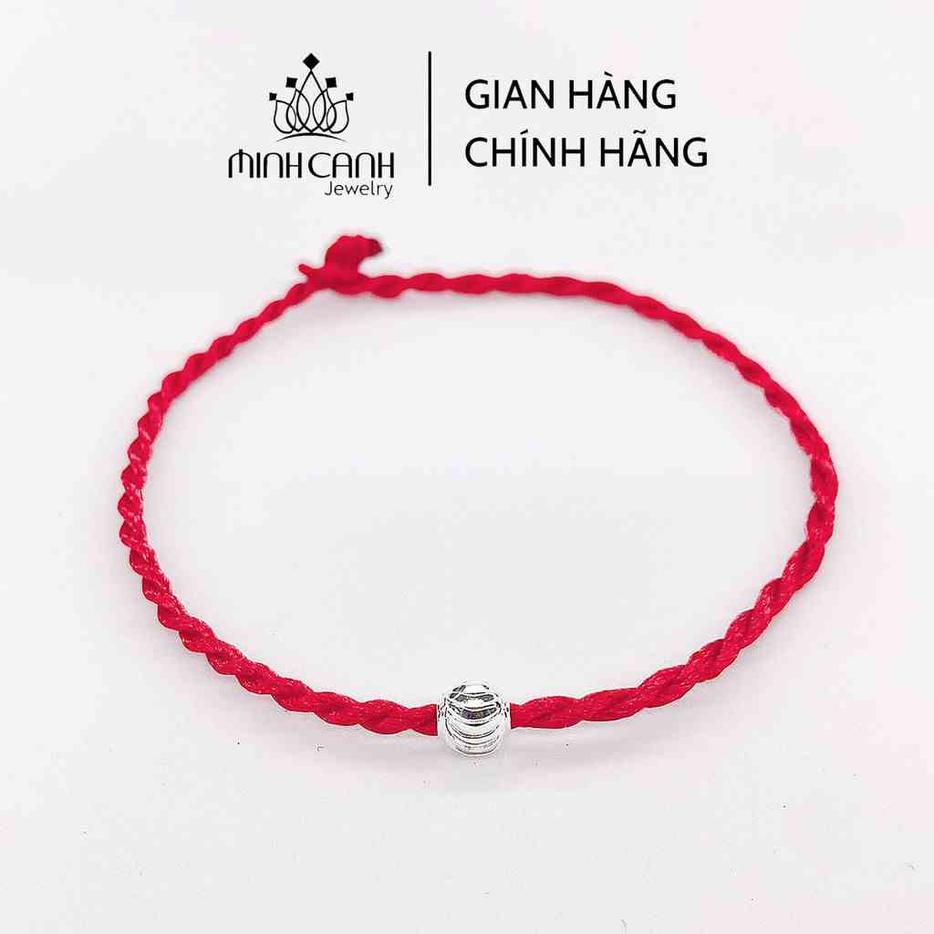 Vòng Tay Chỉ Đỏ Mix Bi Bạc Ta Mang Lại May Mắn - Minh Canh Jewelry