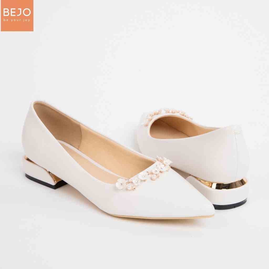 [Mã BMLTB35 giảm đến 35K đơn 99K] GIÀY CƯỚI - GIÀY CÔ DÂU BEJO H98.03 HOA MAI - WEDDING SHOES