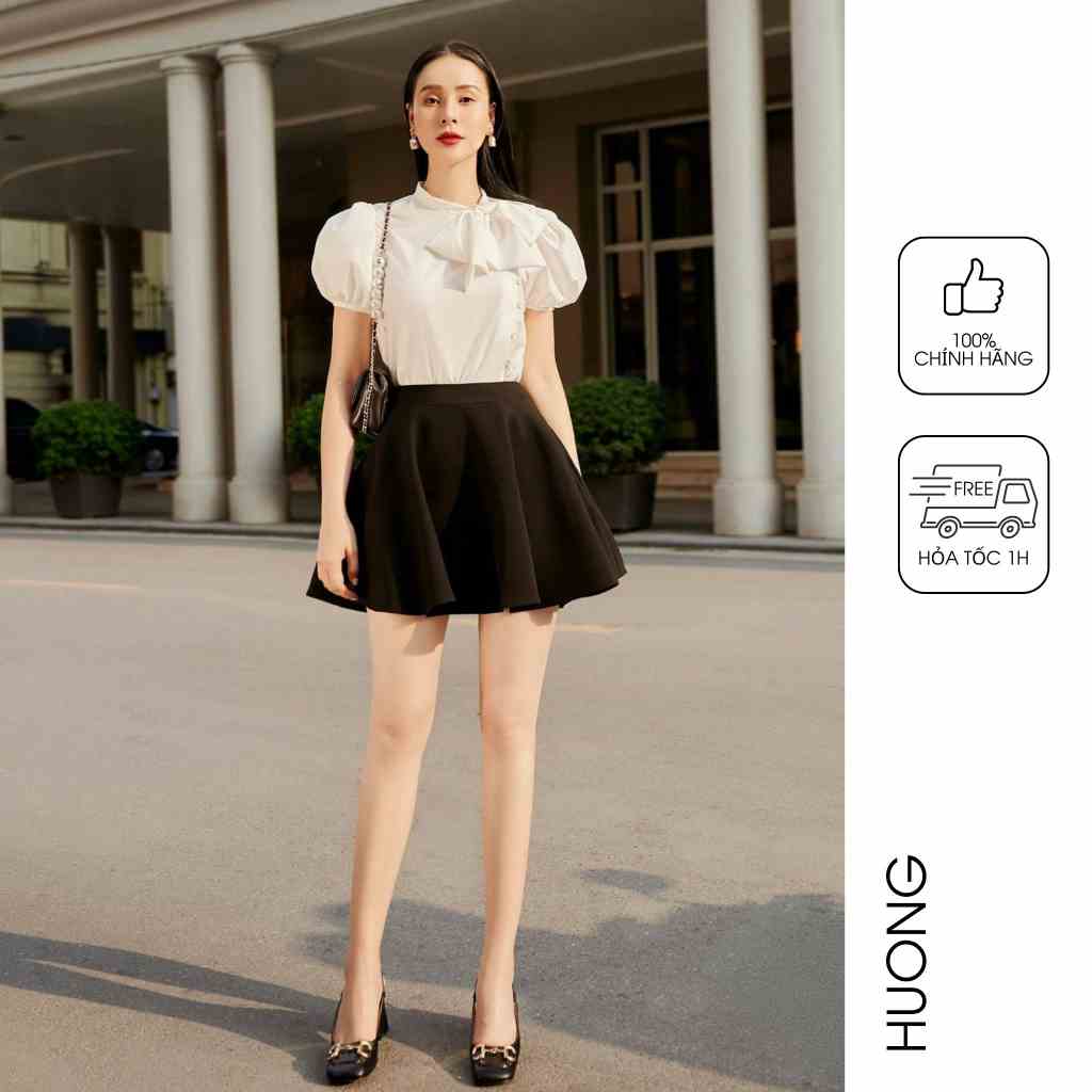 Chân váy mini can gấu nữ HUONG BOUTIQUE HBZ346