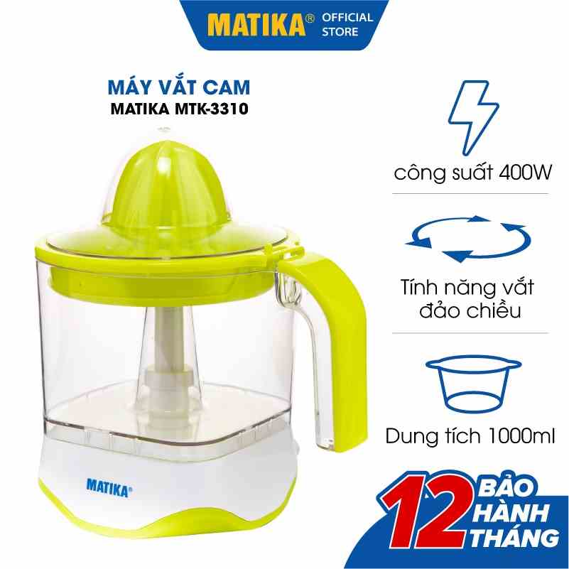 Máy Vắt Cam MATIKA Dung Tích 1L MTK-3310