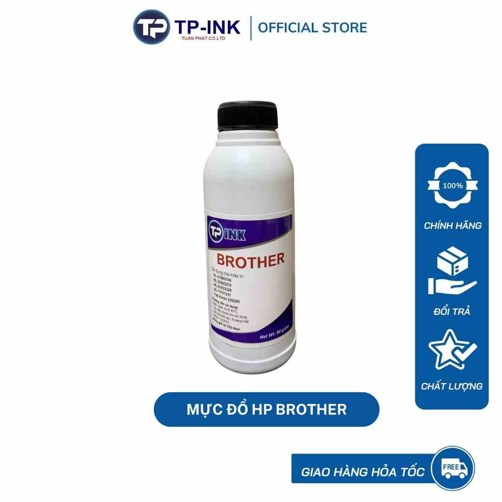 Mực  đổ Brother Thương hiệu  TP-ink cho máy 2321D/2701D/2240/2270/MF7360/7470 trọng lượng 80 gram