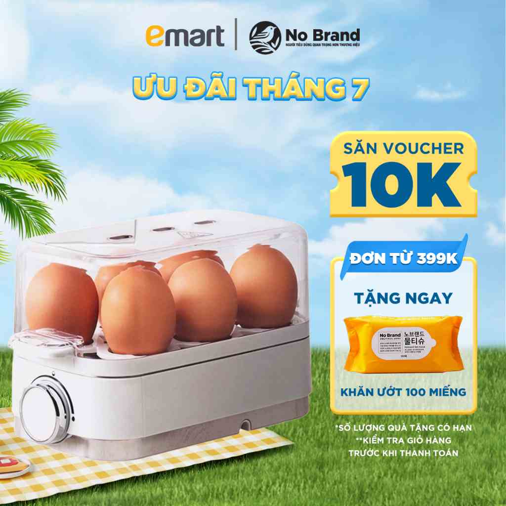 Máy Luộc Trứng - Hấp Thực Phẩm Siêu Tốc No Brand - Emart VN