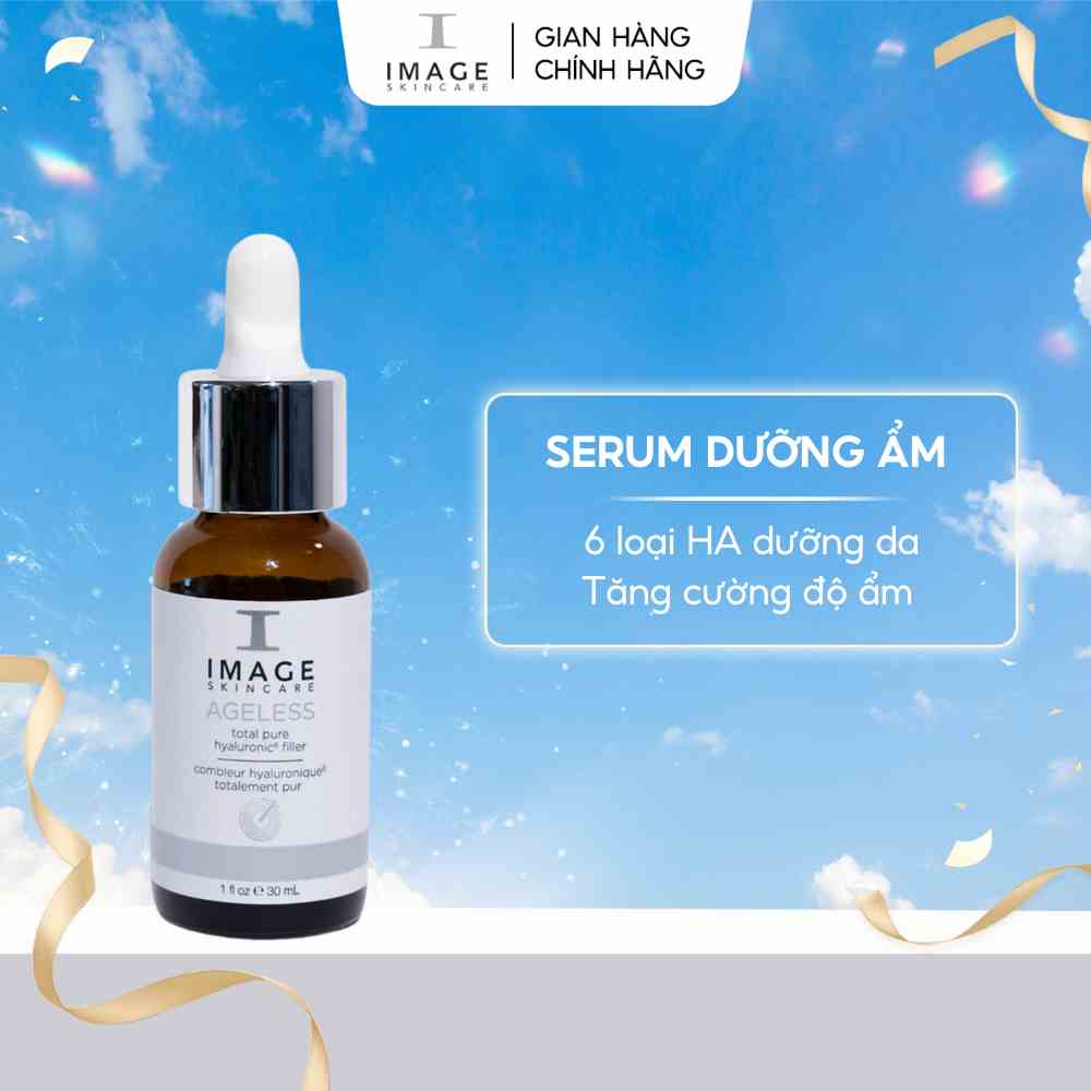 Tinh chất làm căng mịn và dưỡng ẩm Image Skincare Ageless Total Pure Hyaluronic 6 Filler 30ml