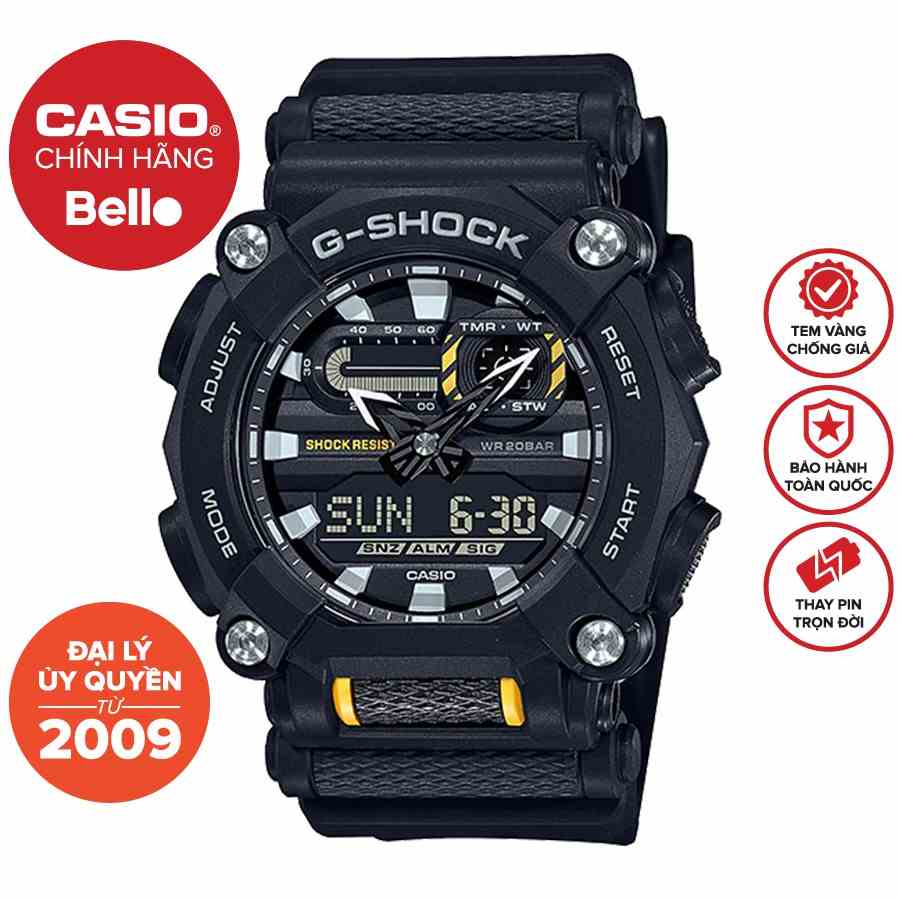 Đồng hồ Nam Dây Nhựa Casio G-Shock GA-900-1ADR chính hãng bảo hành 5 năm Pin trọn đời