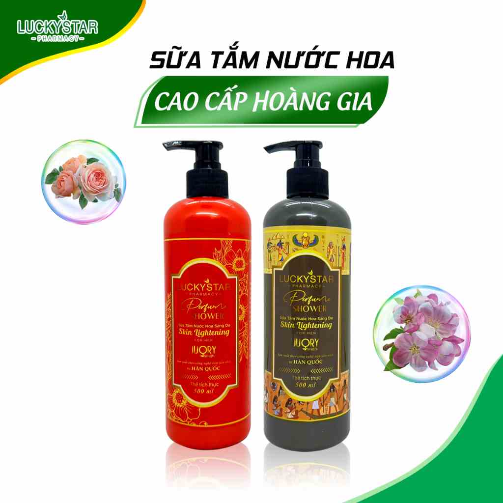 [Mã BMLTA35 giảm đến 35K đơn 99K] Sữa Tắm Hương Nước Hoa Sáng Da Cao Cấp Lucky Star