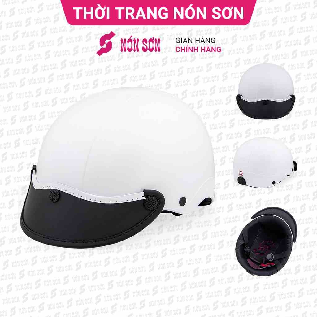 Mũ bảo hiểm trơn NÓN SƠN chính hãng TN-TR002-