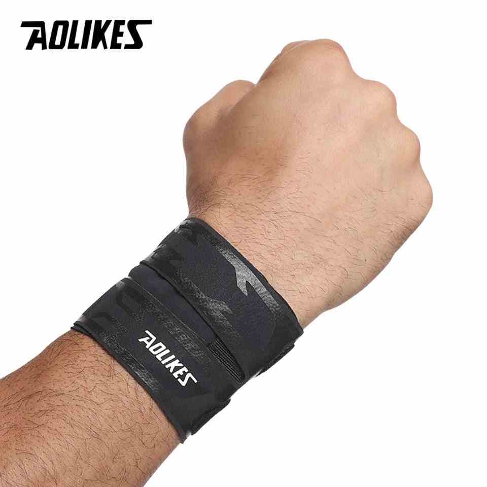 [Mã BMLTA35 giảm đến 35K đơn 99K] Quấn bảo vệ cổ tay AOLIKES A-7930 đàn hồi thoáng khí Sport wrist protector