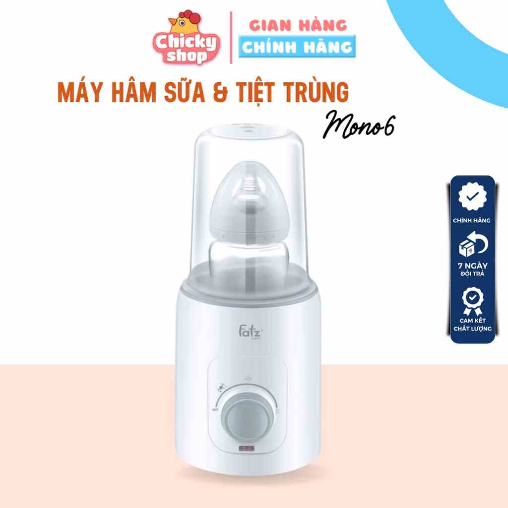 Máy hâm sữa và tiệt trùng Mono 6 Fatzbaby FB3001TN