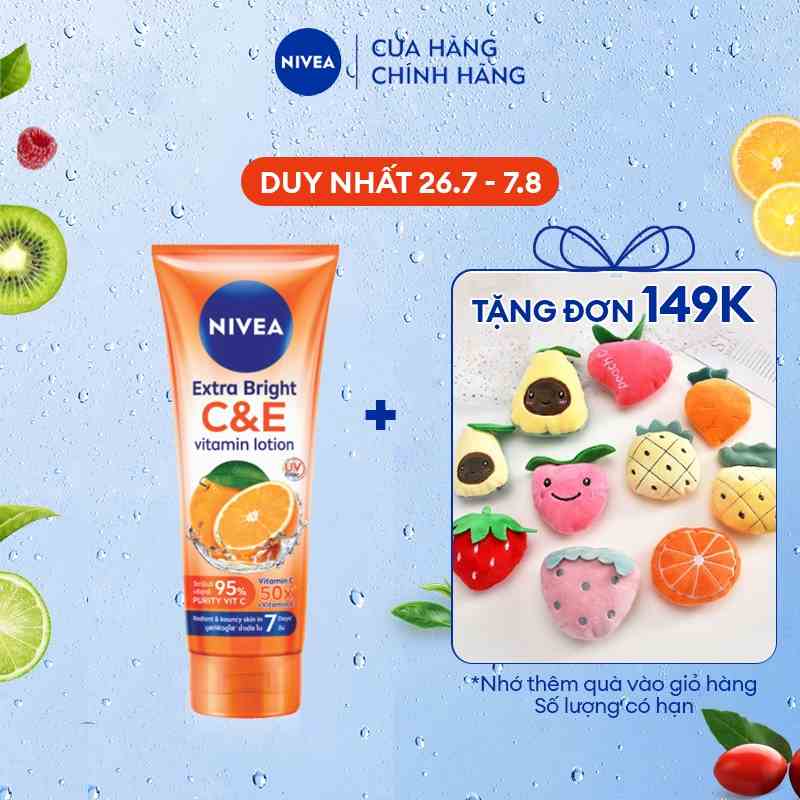 Sữa dưỡng thể dưỡng trắng Nivea Extra White C&E Vitamin Lotion 180ml