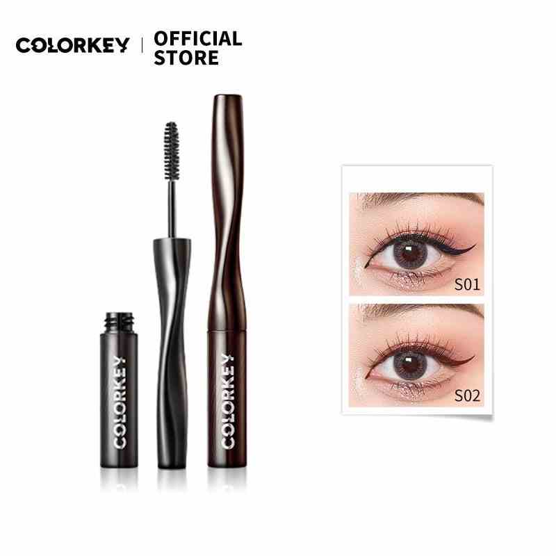 【COLORKEY】COLORKEY (Hàng Mới Về) Mascara Chuốt Mi Cong Không Thấm Nước Trang Điểm Chuyên Nghiệp 5g