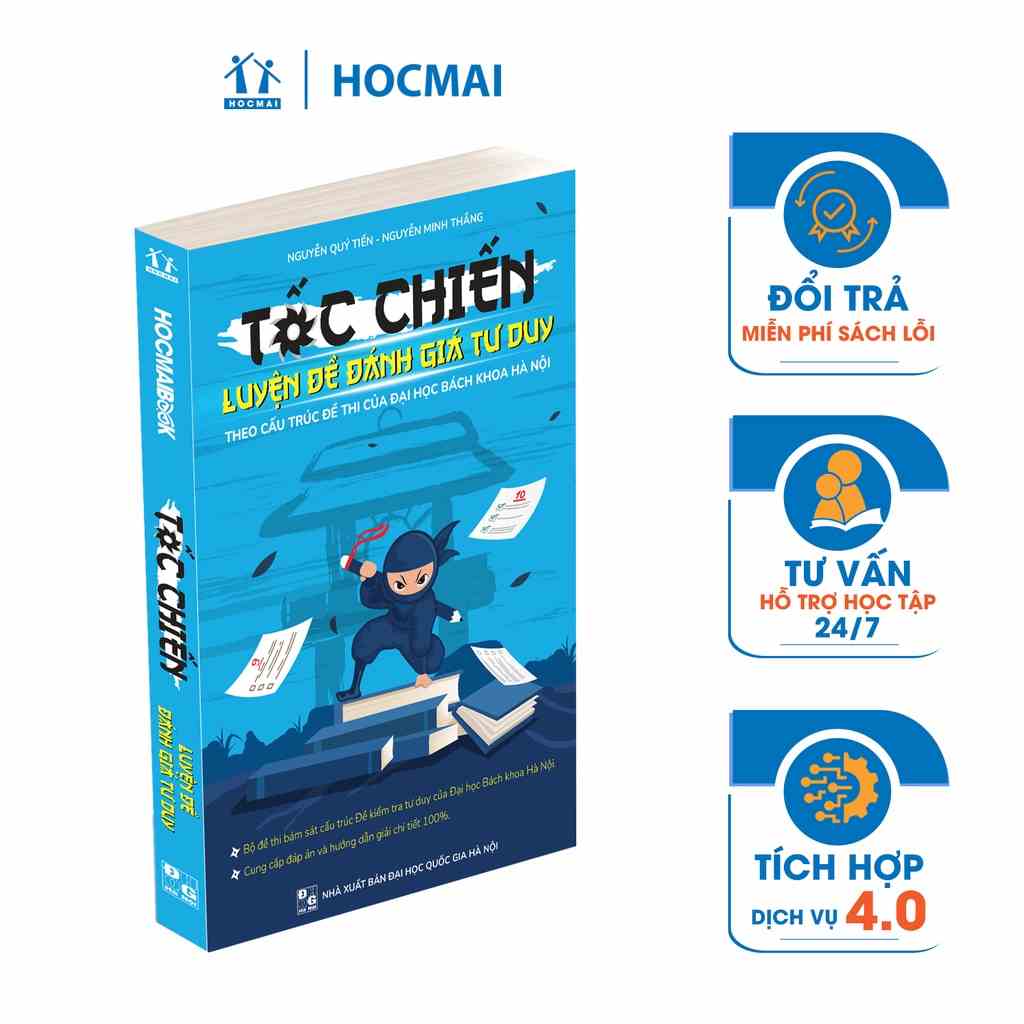 Sách-Tốc chiến luyện đề đánh giá tư duy-Theo cấu trúc đề thi của Đại học Bách Khoa Hà Nội năm 2022