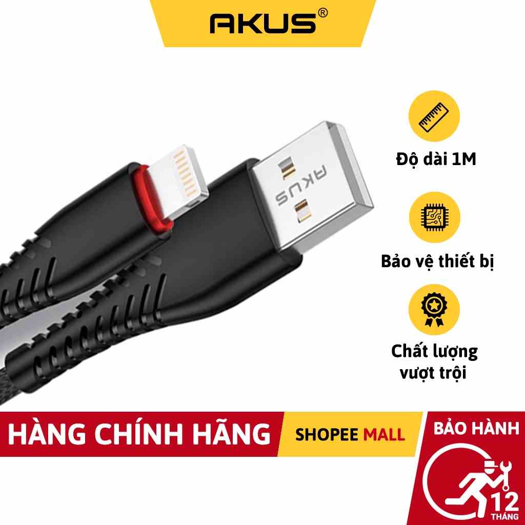 Cáp dây dù chân micro - D313 Hàng chính hãng - Bảo hành 12 tháng - Akus