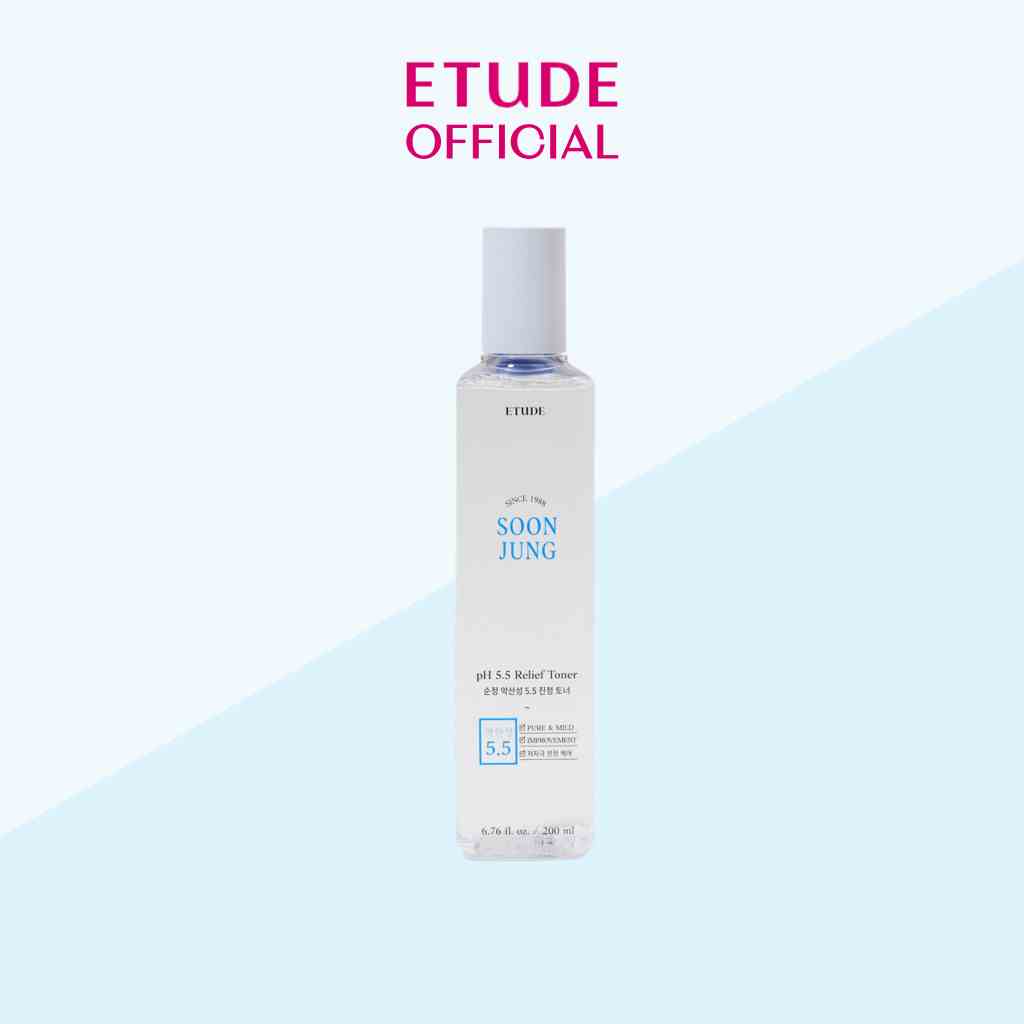 Toner Dưỡng Ẩm Da Etude SoonJung pH 5.5 Relief Toner 200ml