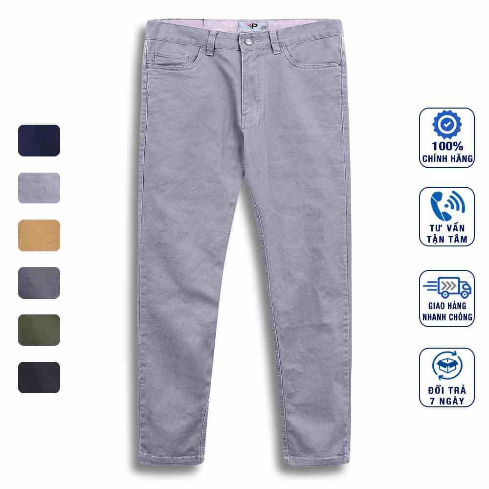 Quần dài nam chất kaki giả jean kiểu dáng co giãn nhẹ PigoFashion QKKJ01