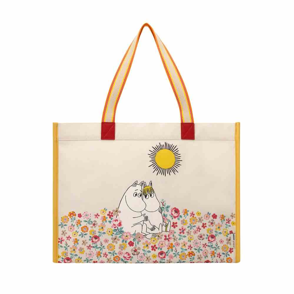 [Mã BMLTB200 giảm đến 100K đơn 499K] Cath Kidston - Túi đeo vai The Milly Tote Moomins Meadow - 1001815 - Cream