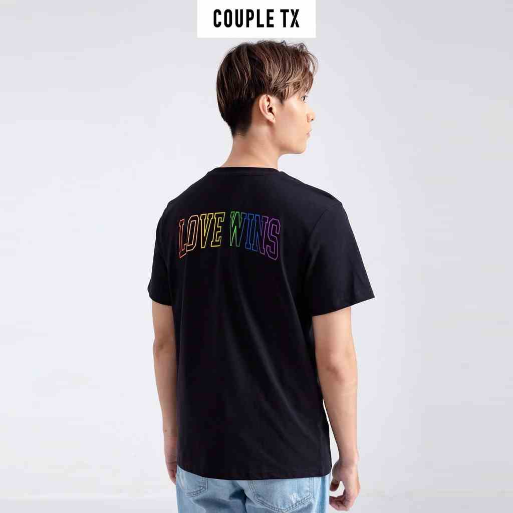 Áo Thun Unisex Nam Nữ Couple TX Love Wins MTS 1150