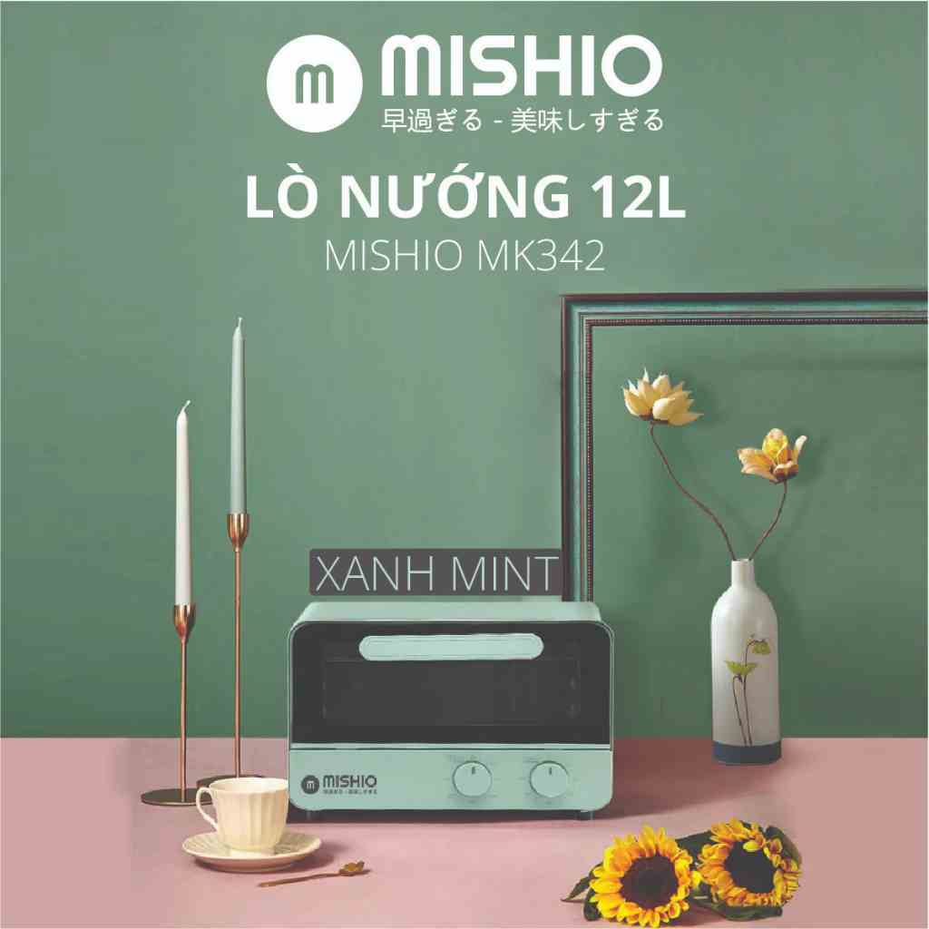 [Mã BMLTA35 giảm đến 35K đơn 99K] Lò nướng điện Mishio MK342 12Lít