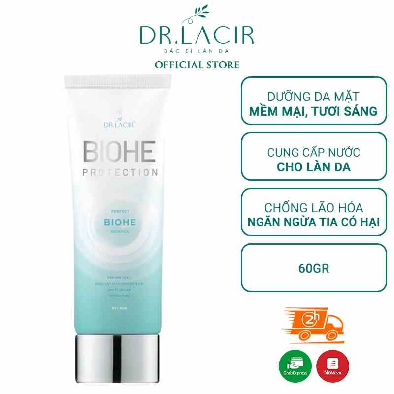 [Mã BMLTB200 giảm đến 100K đơn 499K] Kem Chống Nắng BIOHE PROTECTION Dr Lacir 60ml DR10