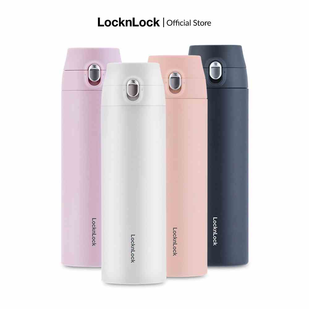 [Mã LIFEMC07CBAU giảm 50k đơn 350k] Bình giữ nhiệt Lock&Lock Feather Light One Touch 500ml LHC3257 (4 màu)