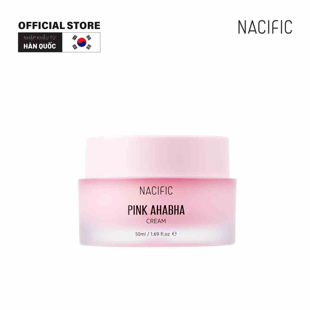 Kem dưỡng trắng ngăn ngừa lão hóa cải thiện mụn Nacific Pink AHABHA Cream 50ml