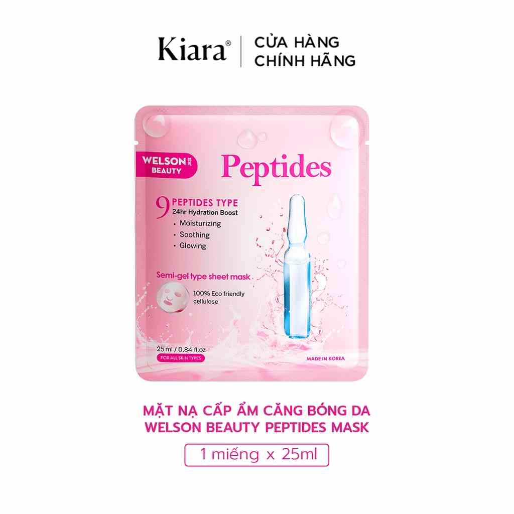 [Mã BMLTA35 giảm đến 35K đơn 99K] [H&B Gift] Mặt Nạ Peptides Dưỡng Ẩm Căng Bóng Da 1 miếng x 25ml