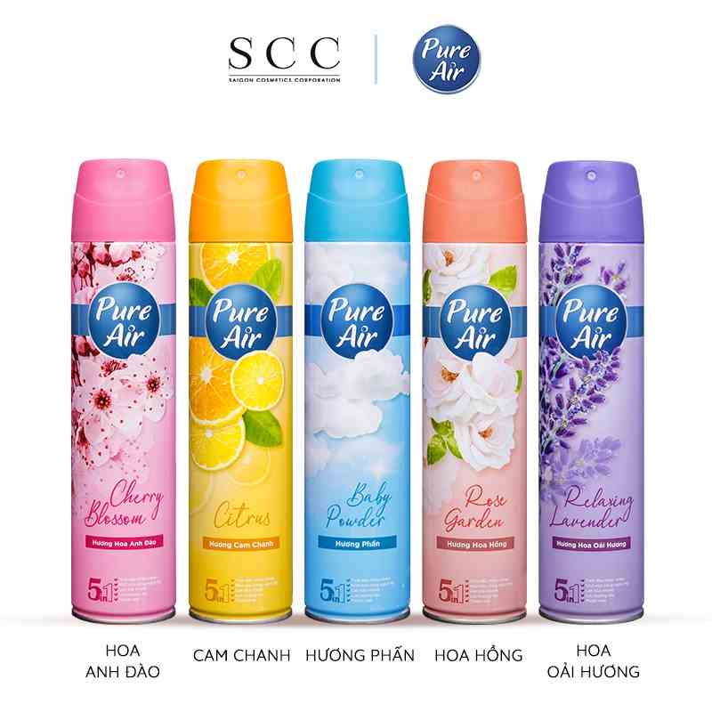 Xịt phòng hương nước hoa Pure Air 280ml