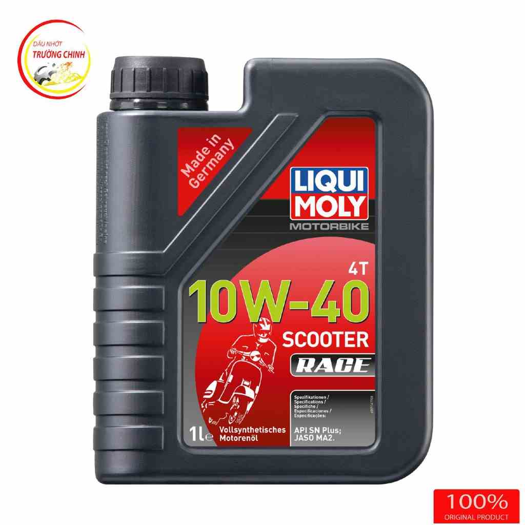 Nhớt Liqui Moly Scooter Race 10W40 1L dành cho xe ga