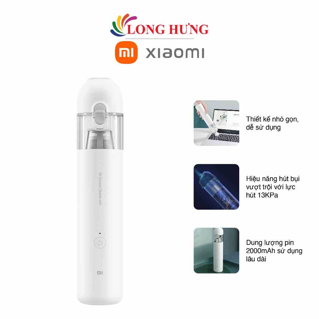 Máy hút bụi không dây cầm tay mini Xiaomi Mi Vacuum Cleaner Mini BHR4562GL SSXCQ01XY - Hàng chính hãng