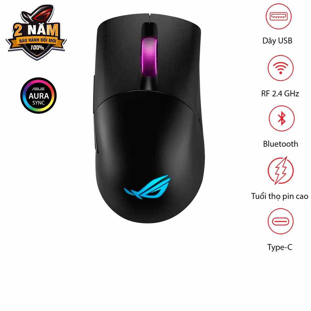 [Mã ELCL7 giảm 7% đơn 300K] Chuột Gaming ASUS ROG Keris Wireless