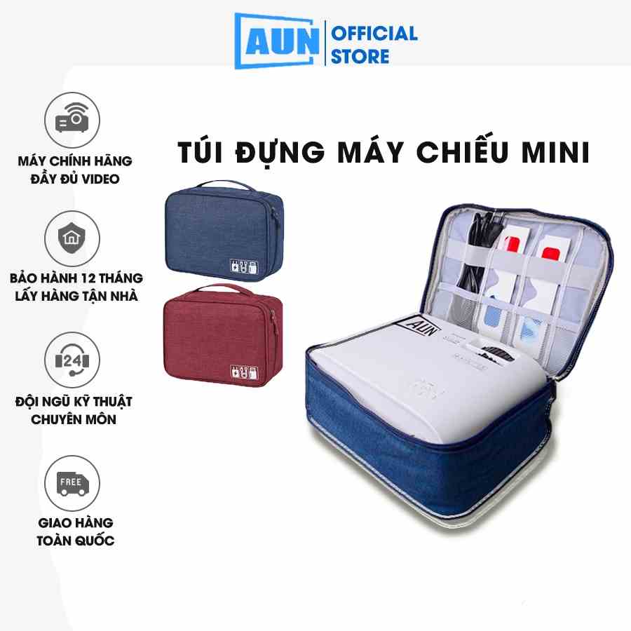 [Mã BMLTB35 giảm đến 35K đơn 99K] Túi chống sốc đựng Máy Chiếu AUN C90, F90w- phụ kiện điện tử