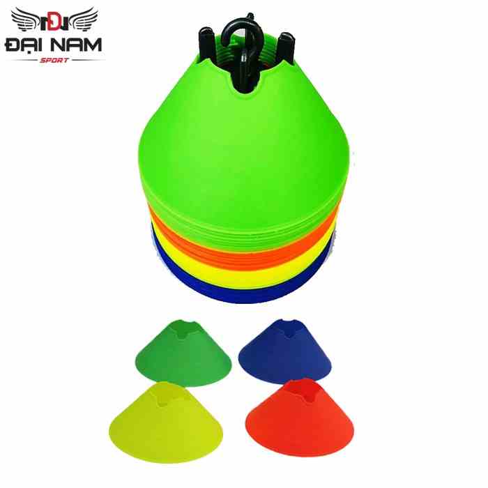 Bộ 10 Nấm Chiến Thuật Bóng Đá,Cone Tập Luyện Thể Thao Chiều Cao 16cm Chính Hãng Đại Nam Sport