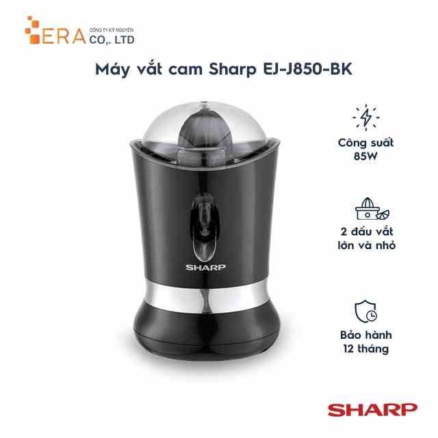 [Mã BMLTA35 giảm đến 35K đơn 99K] Máy vắt cam Sharp EJ-J850-BK