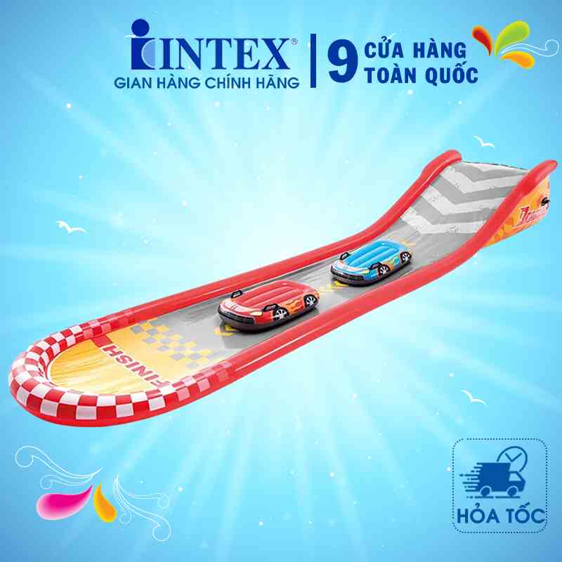 Đường trượt nước bằng phao cho bé dài 5m61 chính hãng INTEX mã 57167