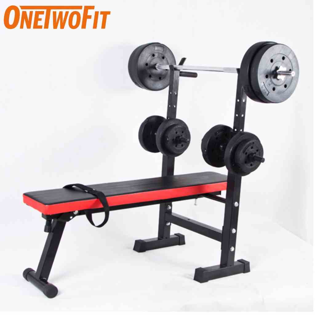 OneTwoFit Cử tạ Ghế tập ghế tập tạ đa năng ghế ​gập bụng ghê tập gym đa năng thiết bị thể OT040Z