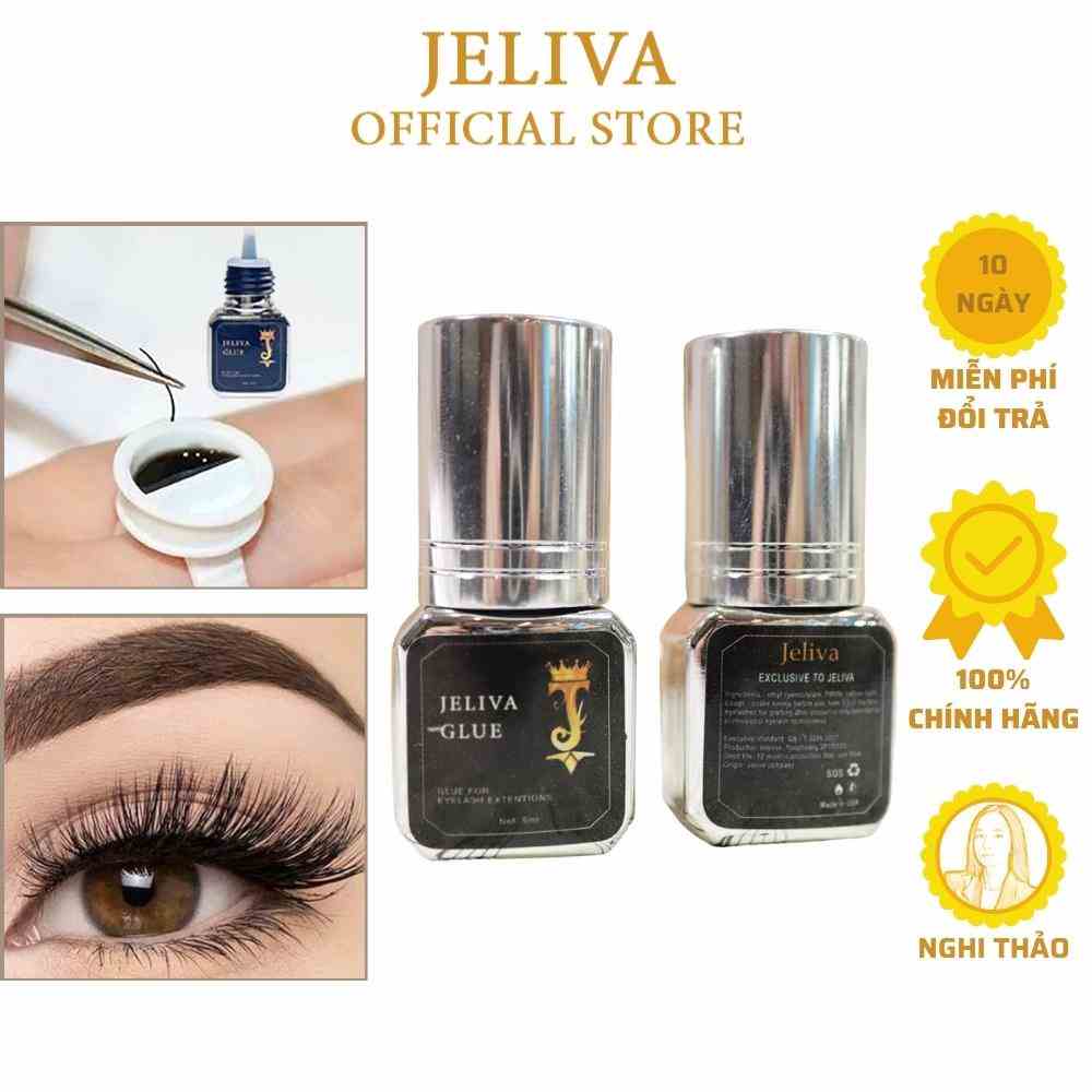 Keo nối mi JELIVA ít cay siêu bền 5ml