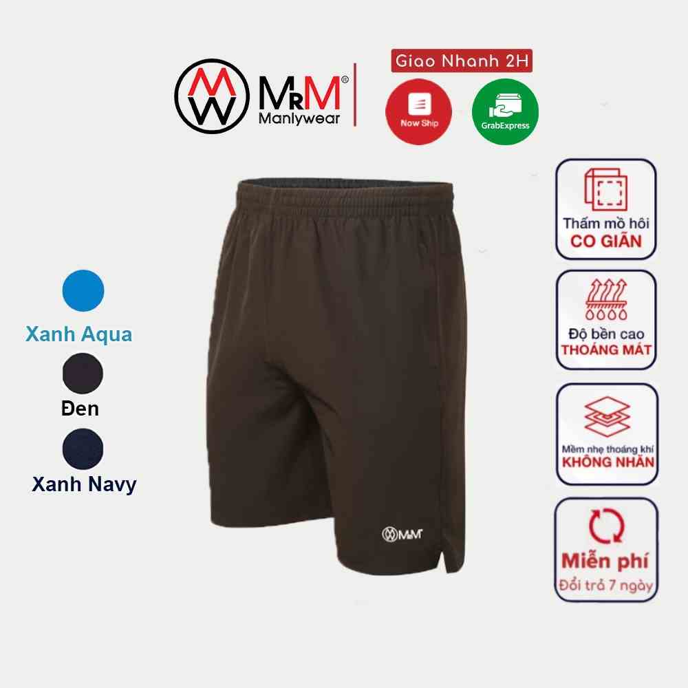 Quần đùi short gió nam thể thao thoáng mát co giãn 4 chiều MRM Manlywear