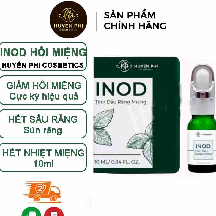 [Mã BMLTA35 giảm đến 35K đơn 99K] Tinh dầu răng miệng inod cool breath Đánh bay sâu răng, hôi miệng, ê buốt