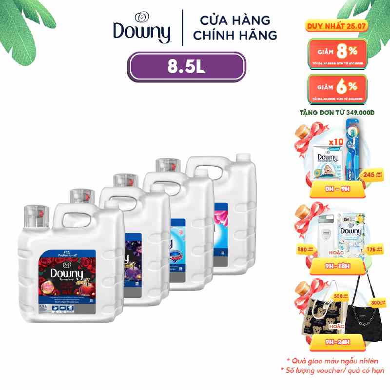 Nước Xả Vải Downy Nhiều Mùi Hương can 8.5L