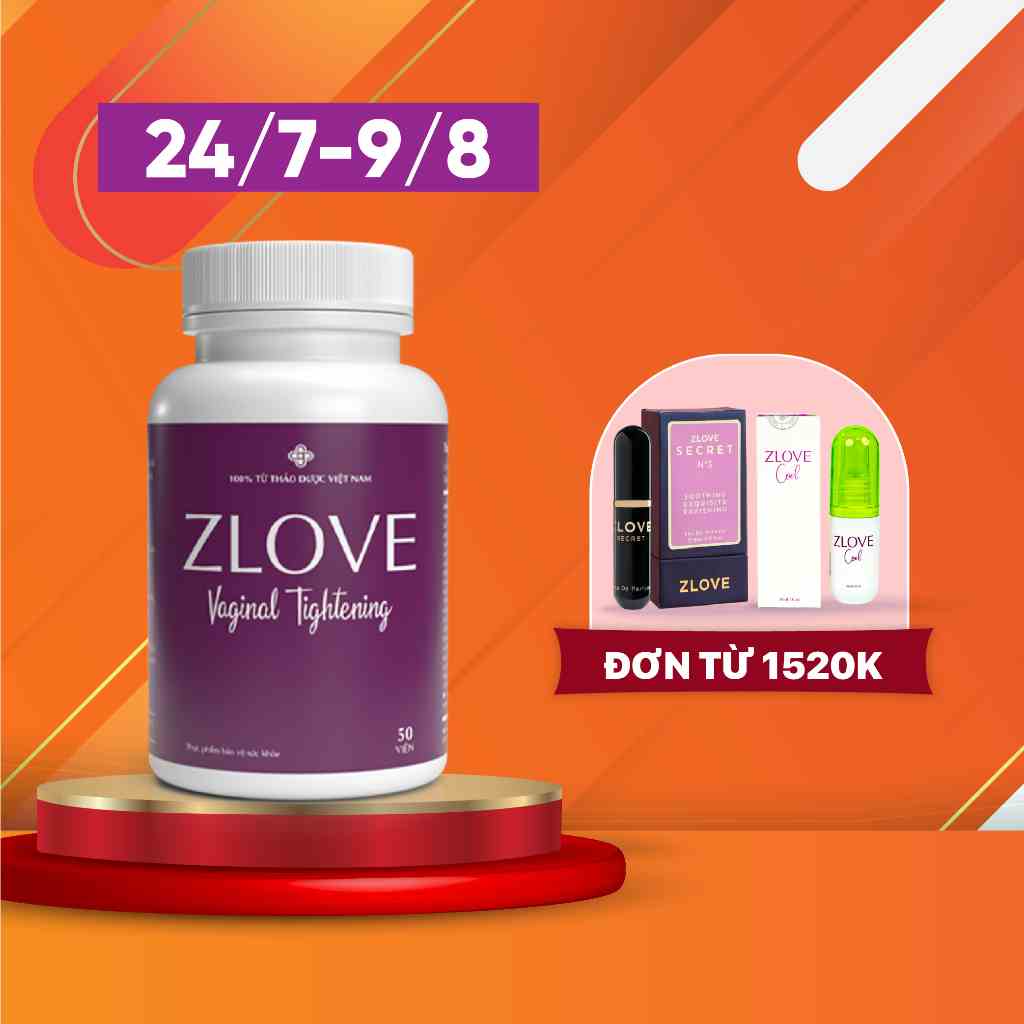 ZLV-ZLOVE Chính Hãng Grow Green AZ- Se Khít, Tăng Ham Muốn, Làm Hồng Cô Bé Thành Phần Thảo Dược An Toàn (Hộp 50 viên)