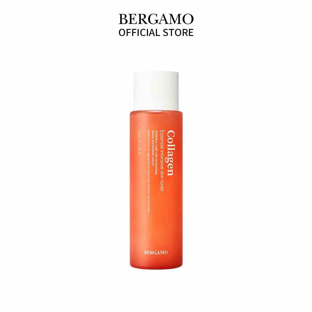 Toner Bergamo Collagen 210ml chăm sóc sâu cho da