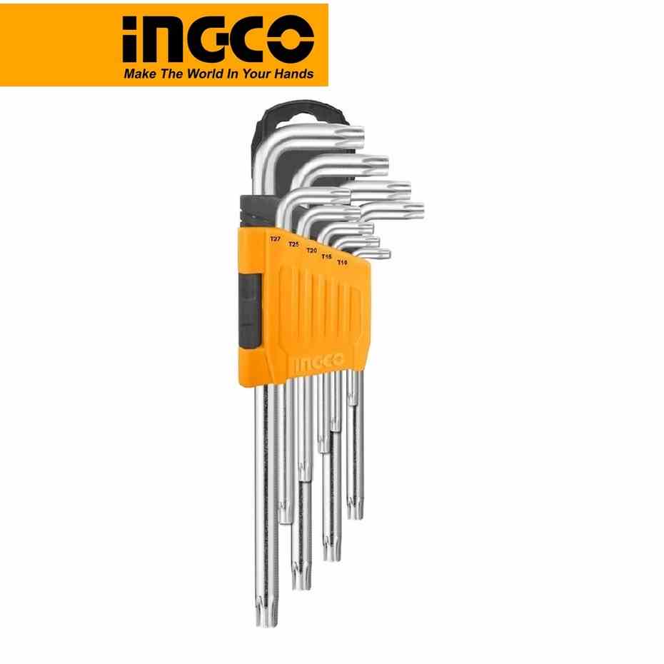 Bộ lục giác bông 9 chìa INGCO HHK13091