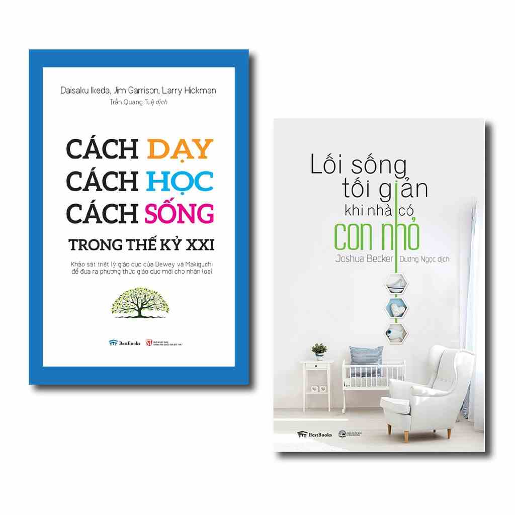 Sách - Combo Lối sống tối giản khi nhà có con nhỏ + Cách dạy - Cách học - Cách sống trong thế kỷ XXI