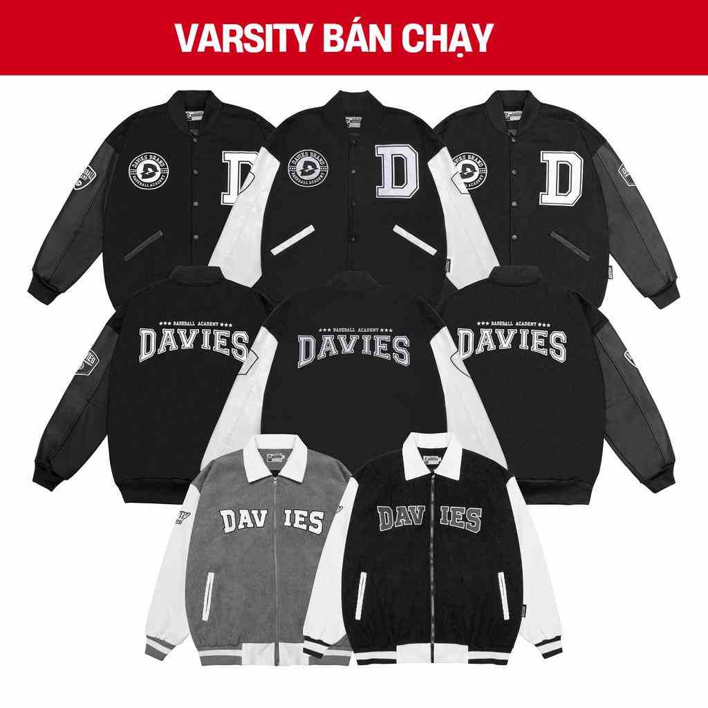 Áo khoác bomber nữ nam varsity jacket đẹp local brand Davies