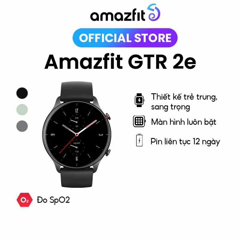  Đồng Hồ Thông Minh Cao Cấp Amazfit GTR 2e - Hàng Chính Hãng - Bảo hành 12 tháng