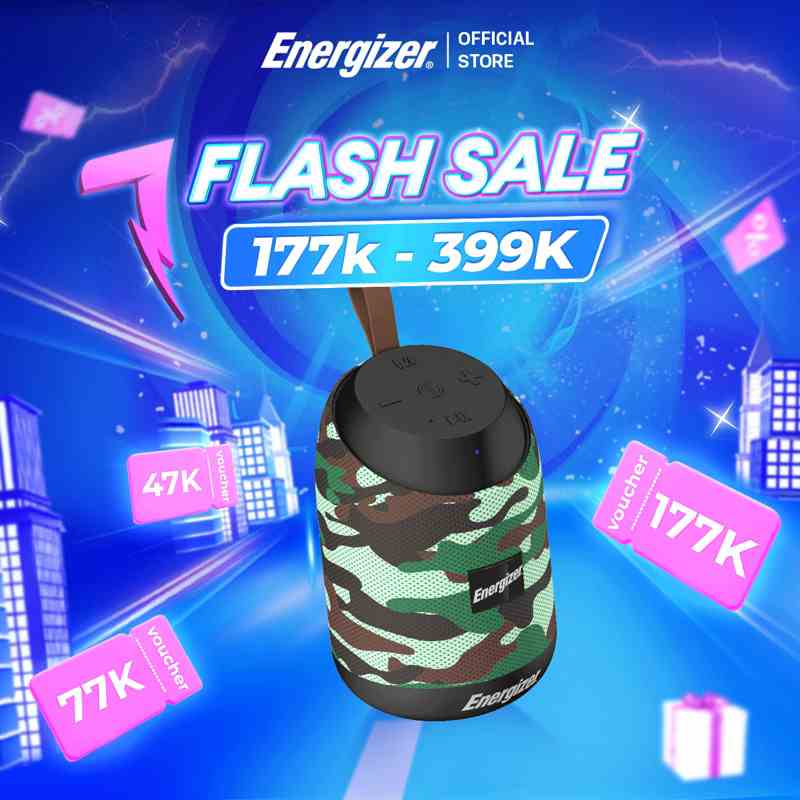 Loa Bluetooth di động Energizer BTS061 - Hàng Chính Hãng, Bảo Hành 2 Năm 1 Đổi 1