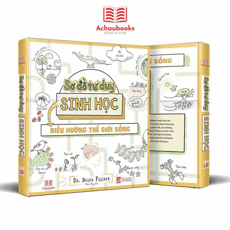 [GIẢM NGAY 35%] Sách: Sơ đồ tư duy Sinh Học - Biology Mind Map (bìa cứng, in màu)